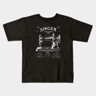 sewing machine design Kids T-Shirt
