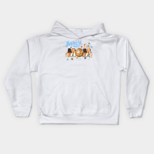 Bluey Mum, Mom, Mothers Day Kids Hoodie