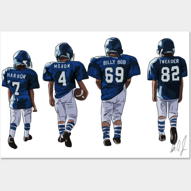 Varsity Blues: West Canaan Pee Wee Wall Art by 51Deesigns