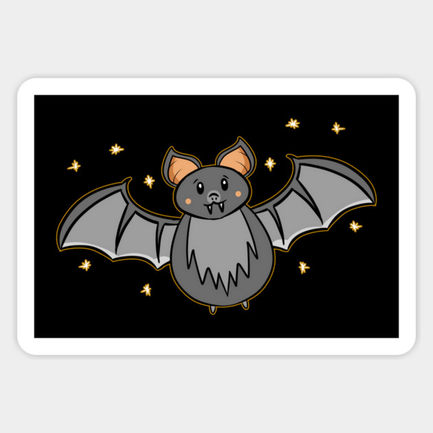 A LITTLE BATTY Sticker by roxiqt