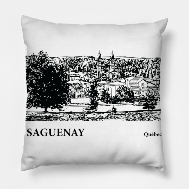 Saguenay Quebec Pillow by Lakeric