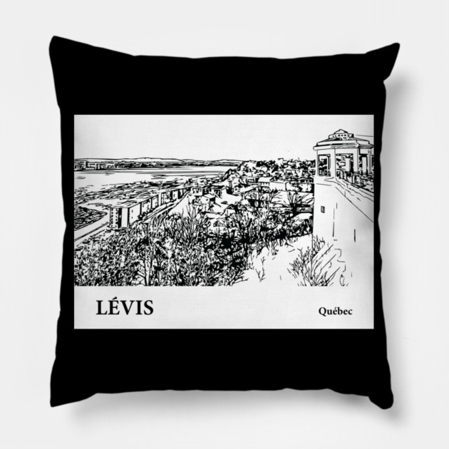 Levis Quebec Pillow by Lakeric