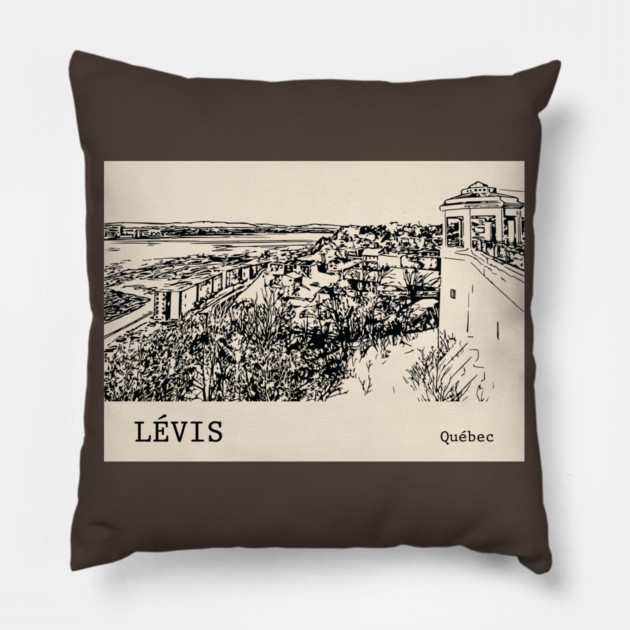 Levis Quebec Pillow by Lakeric