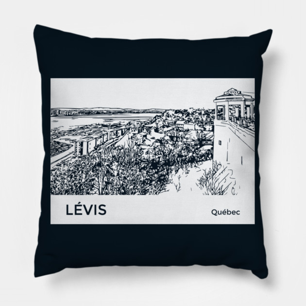 Levis Quebec Pillow by Lakeric