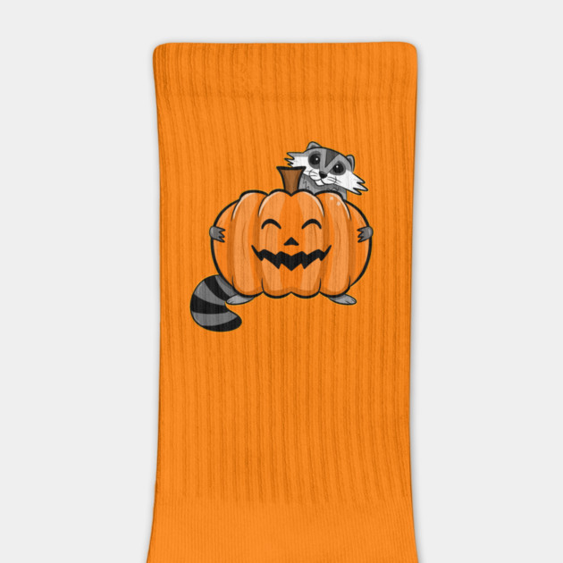 JACK-O-LANTERN RACCOON by roxiqt