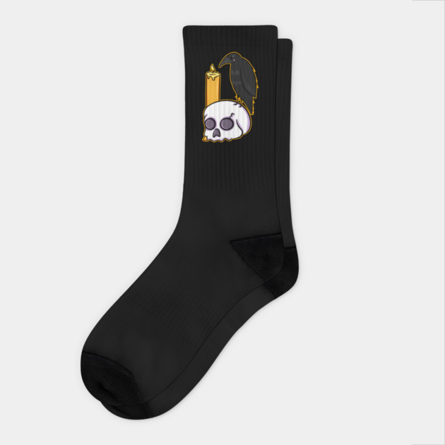 NEVERMORE Socks by roxiqt