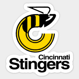 Retro Hockey - WHA - Cincinnati Stingers Hockey Team Seventies Magnet
