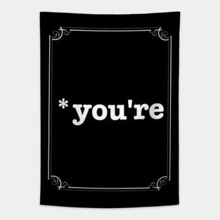 Grammar Nazi You're Tapestry