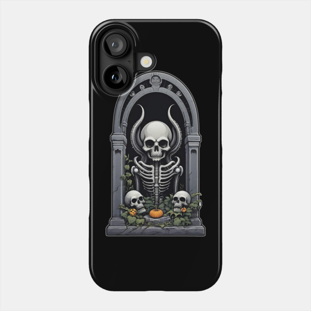 Gravestone Design 1 Phone Case by Grave Digs