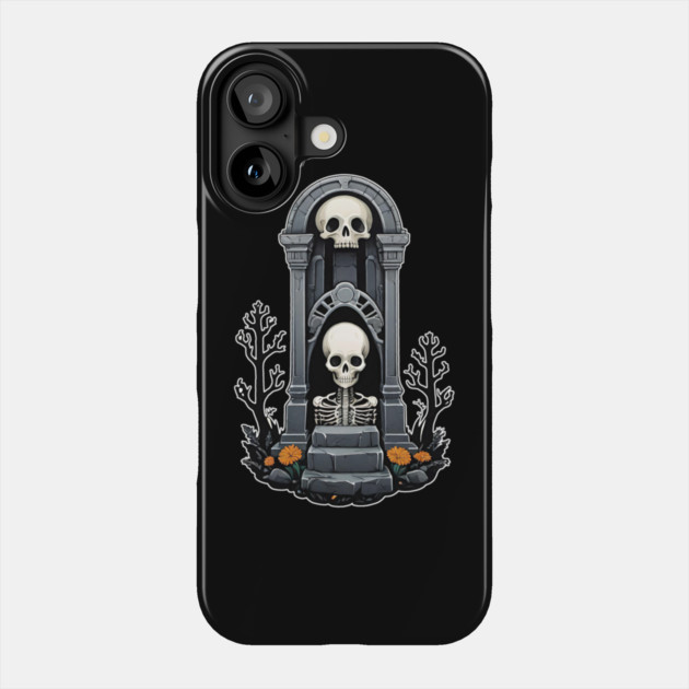 Gravestone Design 4 Phone Case by Grave Digs