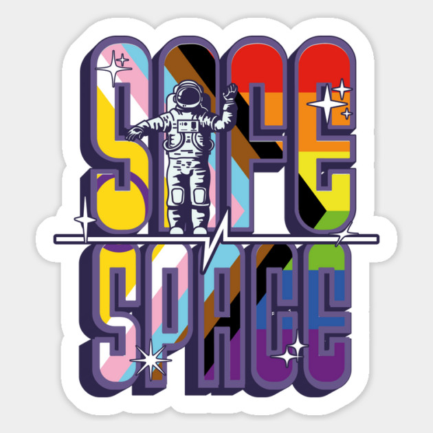 LGBT Safe Space - 2SLGBTQIA+ Safe Space Magnet by Yesteeyear