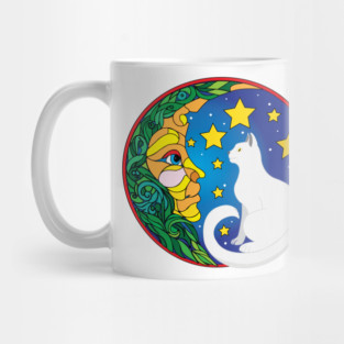 The Moon and The Cat Mug