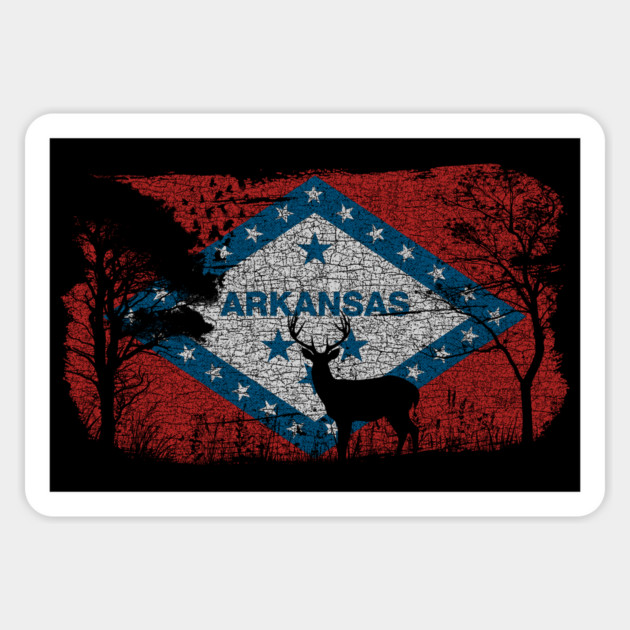 Arkansas Deer Magnet by rt-shirts