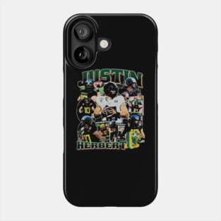 Justin Herbert College Vintage Bootleg Phone Case