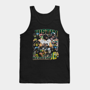 Justin Herbert College Vintage Bootleg Tank Top
