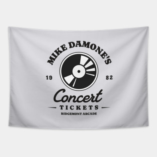 Mike Damone's Concert Tickets - Ridgemont Arcade 1982 Tapestry