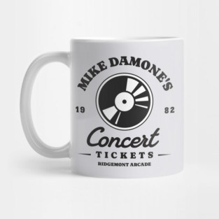 Mike Damone's Concert Tickets - Ridgemont Arcade 1982 Mug