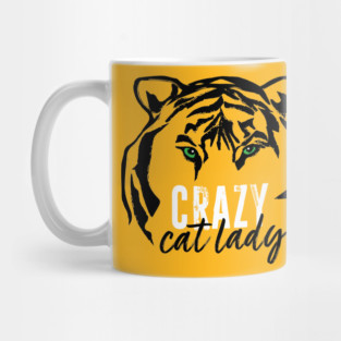 Crazy Cat Lady - Tiger Mug