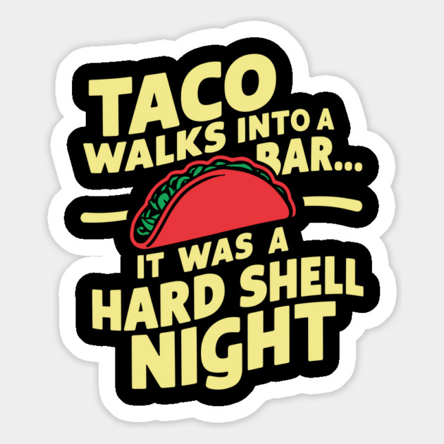 Taco Lover Humor Hard Shell Night Magnet by Anticorporati