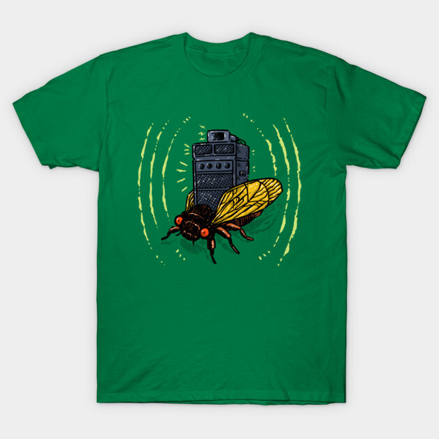 Cicada Soundsystem T-Shirt by nickv47