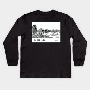 Lakeland Florida Kids Long Sleeve T-Shirt
