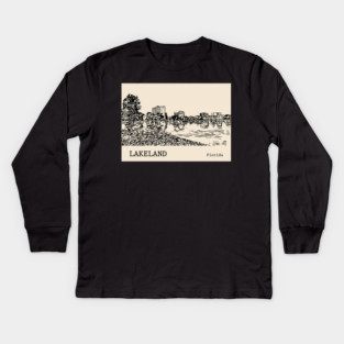 Lakeland Florida Kids Long Sleeve T-Shirt