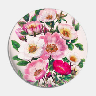 Wild roses Pin