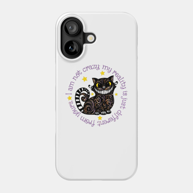 Cheshire Cat Phone Case by DickinsonDesign