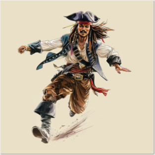THE GREAT JACK SPARROW Posters and Art
