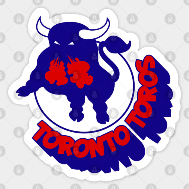 Retro Hockey - Toronto Toros Hockey Team - WHA Seventies Sticker by Yesteeyear