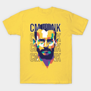 CM Punk WPAP Style T-Shirt