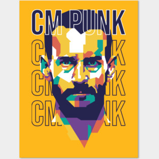 CM Punk WPAP Style Posters and Art