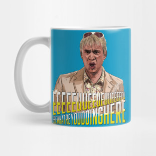 SNL: EEEUUEEwhatareyoudoinghere Mug
