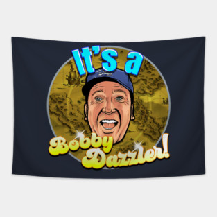Bobby Dazzler Cartoon Design – Gary Drayton Oak Island Tapestry