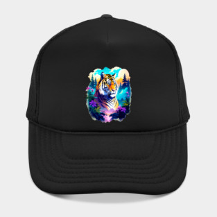 Tiger in the Mountains and Forests Hat