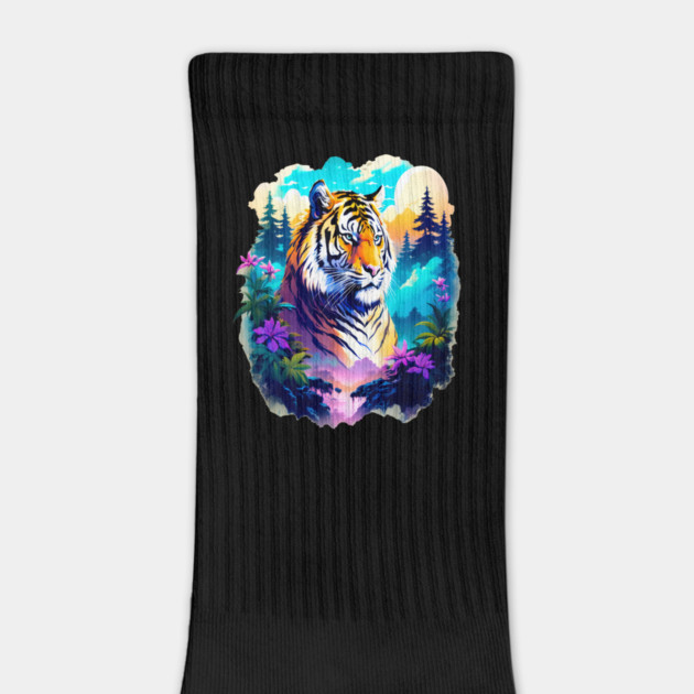 Tiger in the Mountains and Forests by BirdsnStuff