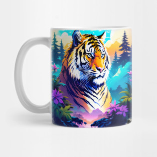 Tiger in the Mountains and Forests Mug