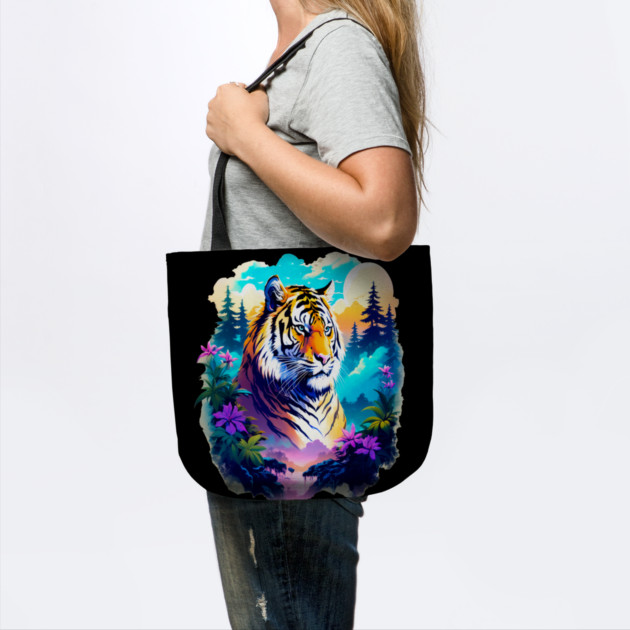 Tiger in the Mountains and Forests by BirdsnStuff