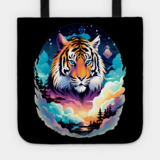 Tiger in the Mountains and Forests Tote
