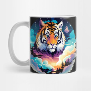 Tiger in the Mountains and Forests Mug