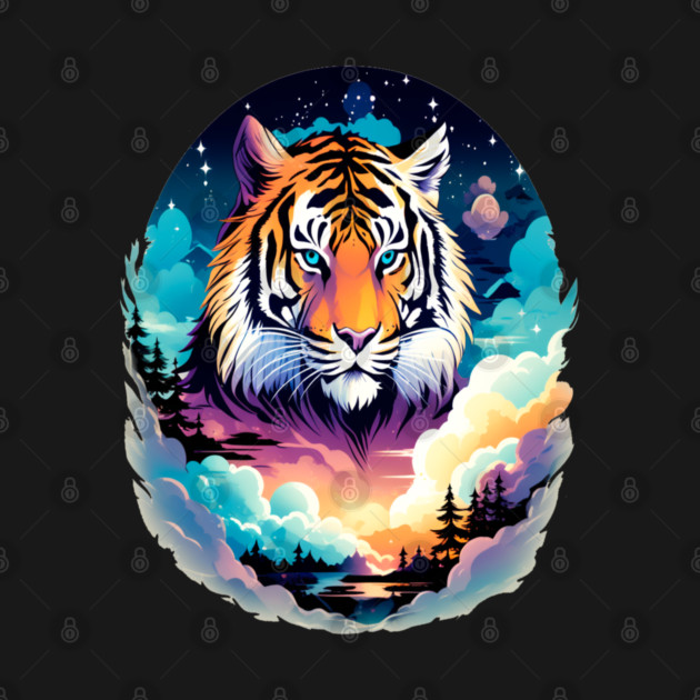 Tiger in the Mountains and Forests by BirdsnStuff