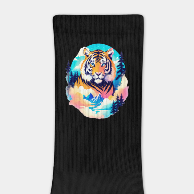 Tiger in the Mountains and Forests by BirdsnStuff