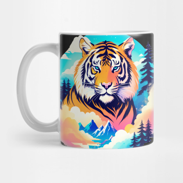 Tiger in the Mountains and Forests by BirdsnStuff