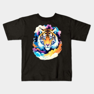 Tiger in the Mountains and Forests Kids T-Shirt