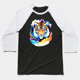 Tiger in the Mountains and Forests Baseball T-Shirt