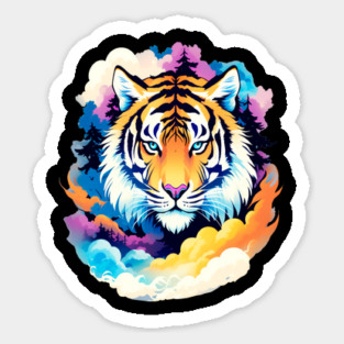 Tiger in the Mountains and Forests Magnet