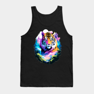 Tiger in the Mountains and Forests Tank Top