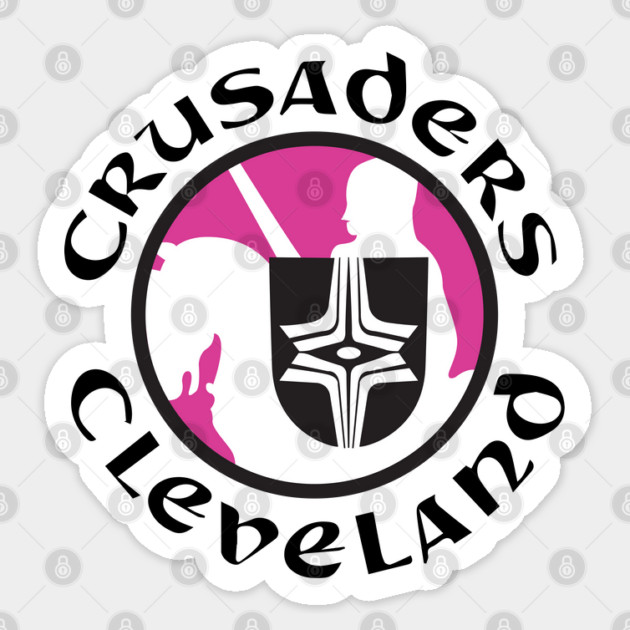 Retro Hockey - Cleveland Crusaders Hockey Team - WHA Seventies Sticker by Yesteeyear