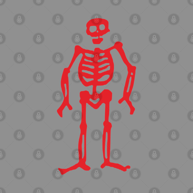 Pirate Flag - Pirate Edward Low - Red Skeleton Flag by Yesteeyear