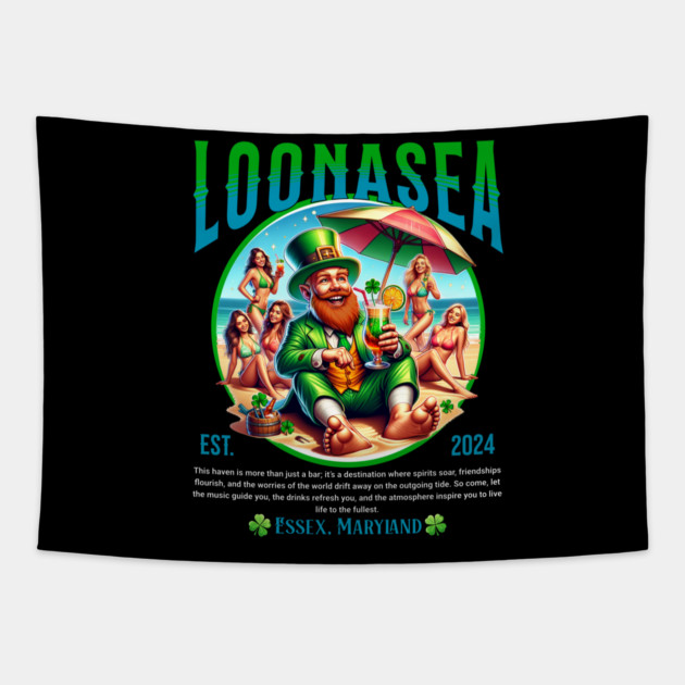 The Loonasea stop by the Joint Bar Lounge Essex Maryland Tapestry by Joaddo